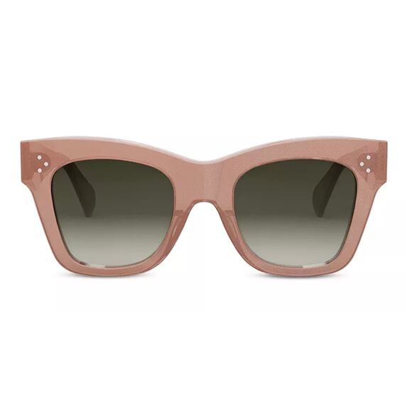 CELINE Bold 3 Dots Cat Eye Sunglasses, 50mm*Pink Sparkle*NEW in Box, Case, Cloth - Picture 3 of 6